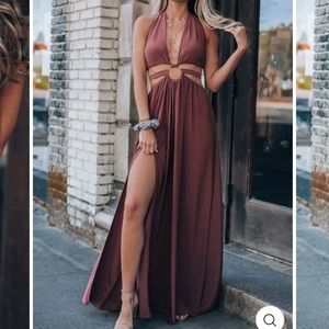 Tropez cut-out suspender waist summer dress